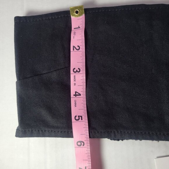 WeWoreWhat Women Black Cotton Blend Chic Strapless Bandeau Top Size Medium - Picture 5 of 9